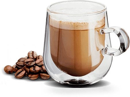 Instanta Coffee Cappucino Glass Cup