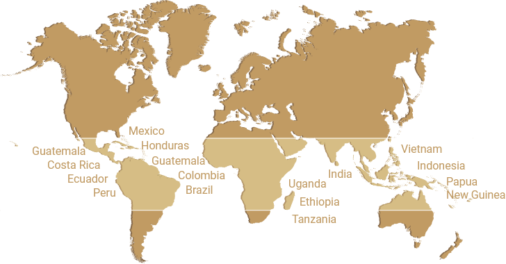 Instanta Coffee Plantations Map